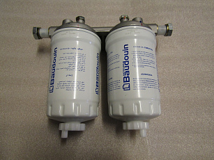 Кронштейн фильтров топливных (двойной) Baudouin 6M11/Fuel Filter Seat