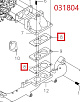 Прокладка впускного патрубка SGG 12000(.L.),LC2V80FD Lc / Carburetor gasket (170430190-0001)