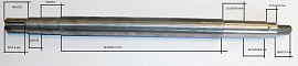 Вал диска TSS RH-450L(H)/principal TSS RH-450, №15 (Q450-015)