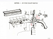 Прокладка выходная  турбокомпрессора TDН 322 6 LTE (круглая)/Joint for turbocharger output