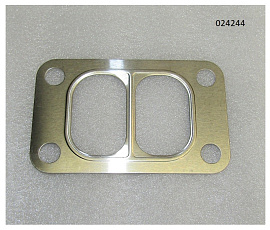Прокладка турбокомпрессора TDH 192 6LTE (прямоугольная,2" окна",108х67 мм) /Turbine outlet gasket