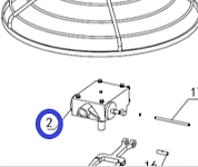 Редуктор в сборе TSS DMD/DMR1000H,L/Reduction box TSS DMD/DMR1000, №2 (PT3602)