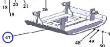 Подошва виброплиты VP175H/Base plate ТСС VP175H