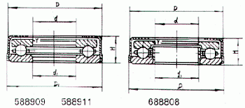 Подшипник (45х73х17) редуктора TSS DMD1000/Bearing