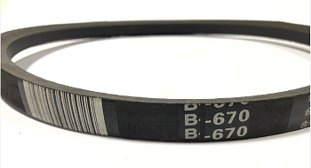 Ремень приводной гладкий (В-670) для ТСС DMD900/Belt, HIMPT В(Б)-670Lp/625Li