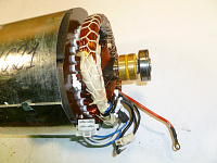 Генератор однофазный SGG 6000E (статор + ротор) (220 в)(Alternator single phase for 6000E)