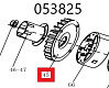 Крыльчатка маховика SGG 7000Ei,KM192FPI / Impeller (03.10.19352-18803-00)