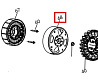 Ротор альтернатора инверторный SGG 3000Si (ESi), KM165F / Inverter motor rotor (02.09.30110-280002-00)