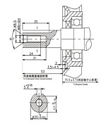 Двигатель бензиновый Honda GX160 (D=20 mm)/ (Key / Цилиндр под шпонку 20/53)