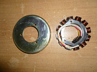 Генератор зарядный (ротор+статор) KM2V80/ Flywheel alternator (stator+rotor)