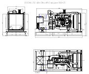 Дизельный генератор ТСС АД-240С-Т400-1РМ17 (Mecc Alte)