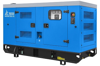 Дизельный генератор ТСС АД-64C-Т400-1РКМ15 в шумозащитном кожухе