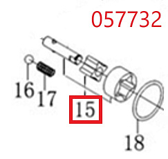 Насос масляный SGG 16000(.L.)-18000(.L.),LC2V90FD (в сборе) Lc / OIL PUMP ASSY (150010088-0001)