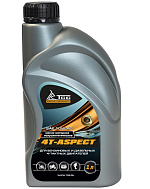 Масло моторное полусинтетическое универсальное SAE 10W-40, API SG/CD (4T-ASPECT, канистра 1л/ Motor oil 1liter can)