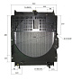 Радиатор охлаждения Ricardo N4105DS; TDK-N 38 4LT/Radiator assembly