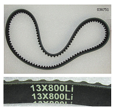 Ремень приводной зубчатый (13х800Li) для TSS-VP120TH/L/V-Belt, (C150T-57)