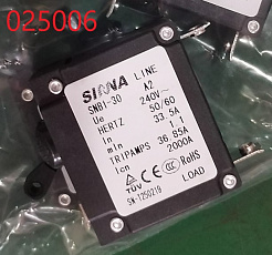 Выключатель автоматический (одинарный) 33.5А SGG 8000EHNA KM / AC circuit breaker