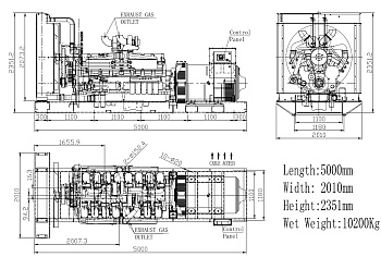 Дизельный генератор ТСС АД-1000С-Т400-1РМ15