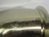 Патрубок радиатора металлический  6M33/Intercool Pipe Assembly (1000081469)