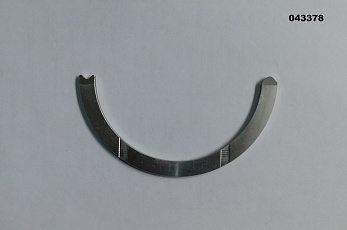 Кольцо упорное(вкладыш упорный подшипника коленчатого вала DP180LB/BEARING,THRUST (UPPER) (140110-00