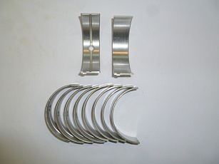 Вкладыши коренные TDQ 20 4L (L-22)(к-т на дв-ль -10 шт.) (Main shaft bearing (bottom-5)+(upper-5)(k-