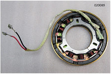 Генератор маховика зарядный (ротор+статор) KM186F / Flywheel alternator (stator+rotor) (KM168F-16100/16200)