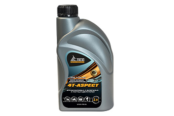 Масло моторное полусинтетическое универсальное SAE 10W-40, API SG/CD (4T-ASPECT, канистра 1л/ Motor oil 1liter can)