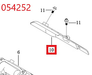 Дефлектор SGG 16000(.L.)-18000(.L.),LC2V90FD (верхний левый) Lc / Air deflector upper left (160190095-0001)