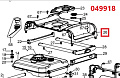 Крышка кожуха передняя верхняя SGG 5000ESi/ Casing cover front top (04.14.35724-500001-00)