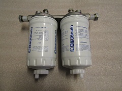 Кронштейн фильтров топливных (двойной) Baudouin 6M11/Fuel Filter Seat