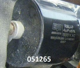 Конденсатор 4мкФ 500В / TSS PROF GGW 5.0/200EH / Capacitor 4uF 500V AC